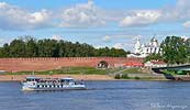 Velikij Novgorod. River Volhov